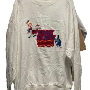 Vintage 90s Dudley Do Right Rocky and Bullwinkle Rare Cartoon Crewneck Adult XL